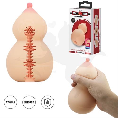 Masturbador soft skin teta y ano