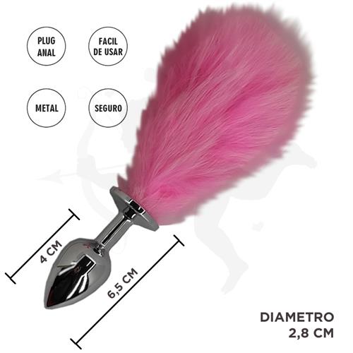 Reticulum Rosa S : Plug Anal Metalico con Cola