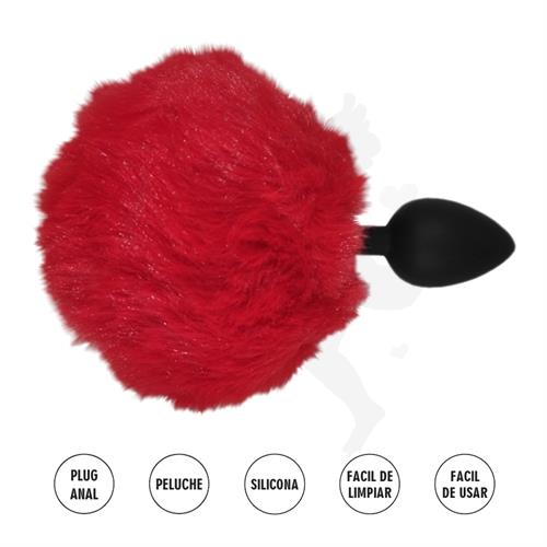 Austrinus Rojo S : Plug Anal Siliconado
