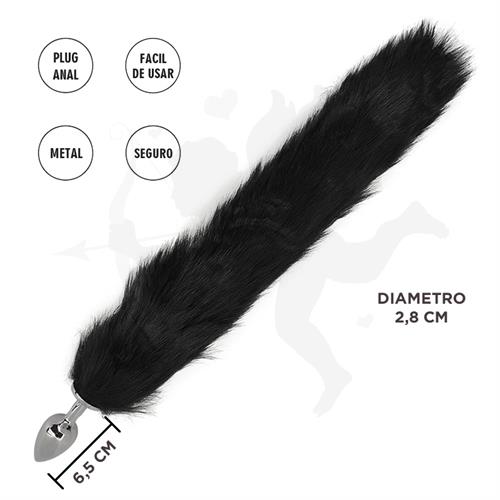 Equuleus Negra S : Plug Anal Metalico