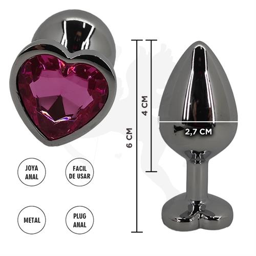 Gemini Rosa S : Joya Anal Metalica