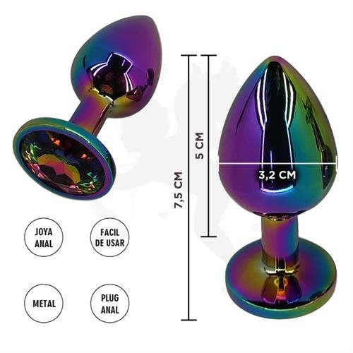 Borealis arcoiris S : Plug Anal Metalico